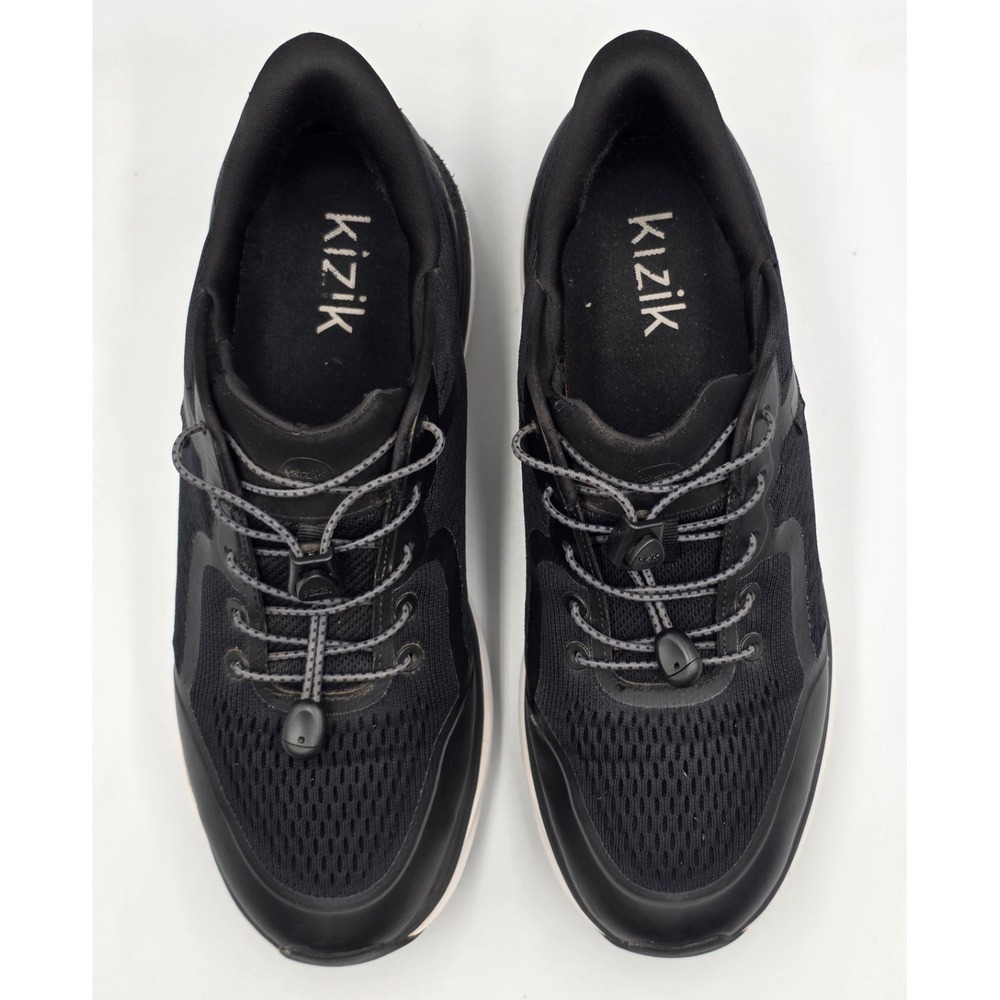 Kizik London Mens 11 Wide D Black Hands Free Slip On Comfort Walking Sneaker - Picture 8 of 11